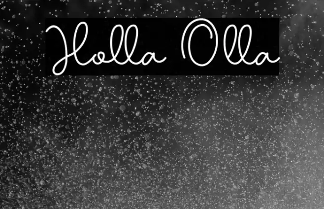 Holla Olla Caratteri examples