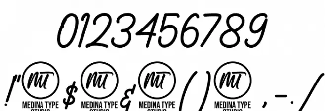 Holla Summer Demo Font OTHER CHARS