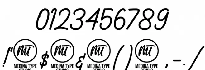 Holla Summer Demo Font OTHER CHARS