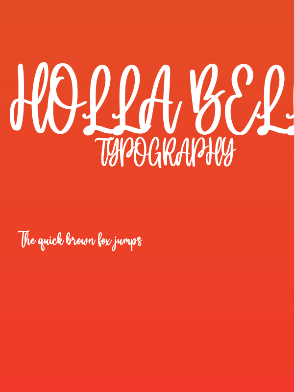 Holla bella bold Bold Poster