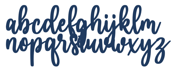 Holla bella bold Bold Lowercase