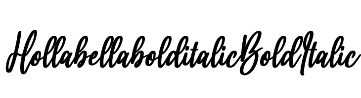 Holla bella bold italic Bold Italic  baixar fontes gratis