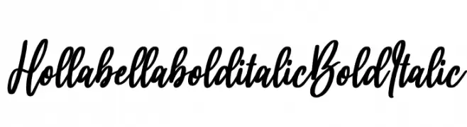 Holla bella bold italic Bold Italic  les polices de caractères gratuit tlcharger