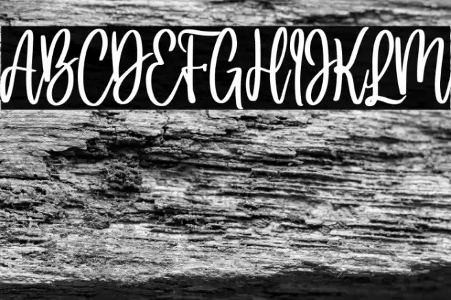 Holla bella Font examples