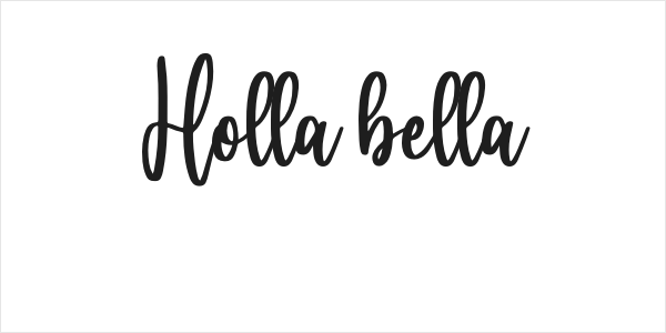 Holla bella Logo