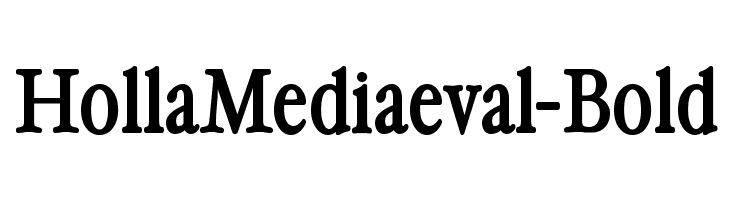 HollaMediaeval-Bold Font