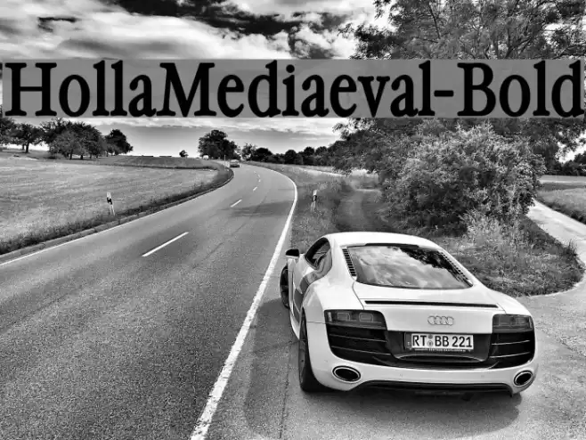 HollaMediaeval-Bold Font examples