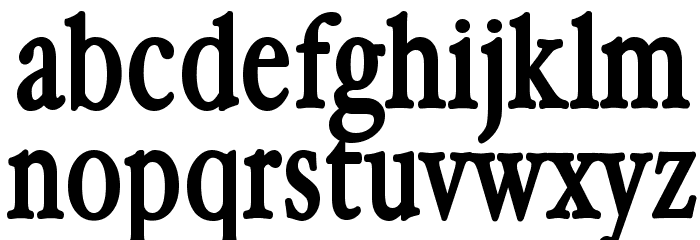 HollaMediaeval-Bold Font LOWERCASE