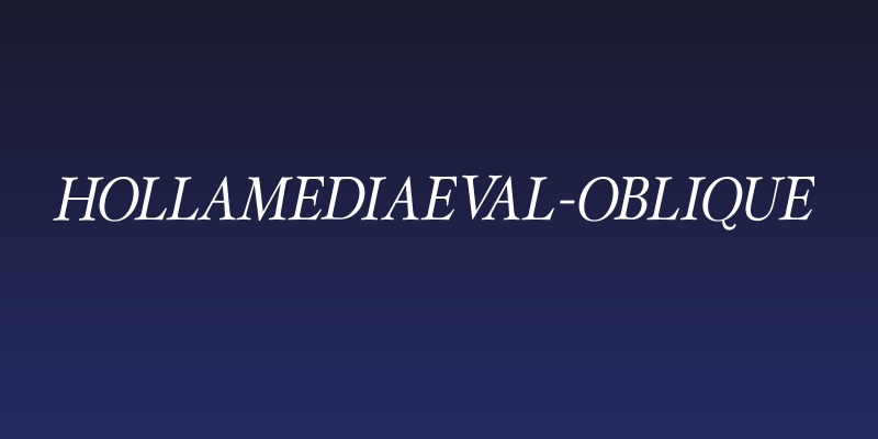 HollaMediaeval-Oblique Social Header