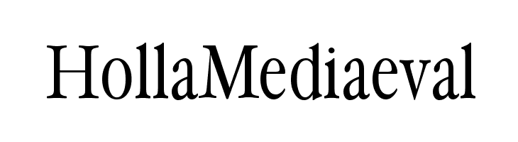 HollaMediaeval Font