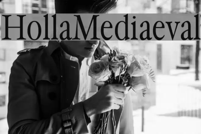 HollaMediaeval Font examples