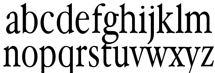 HollaMediaeval Font LOWERCASE