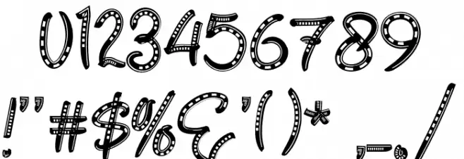 HollaRollaRegular Font OTHER CHARS