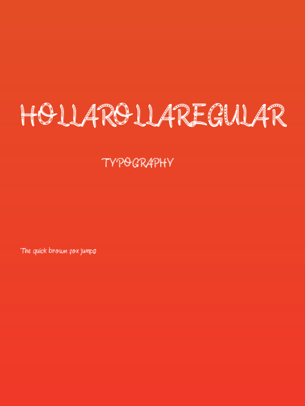 HollaRollaRegular Poster