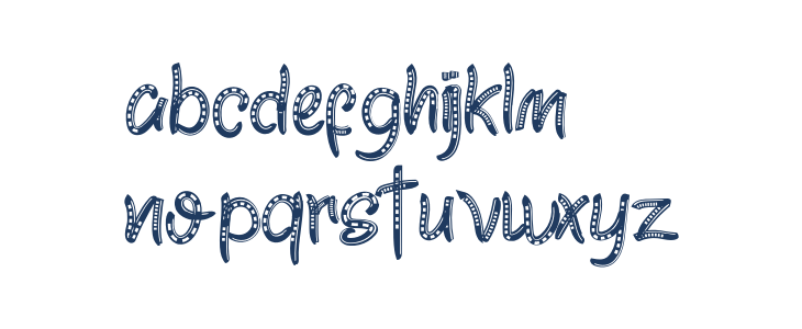 HollaRollaRegular Lowercase