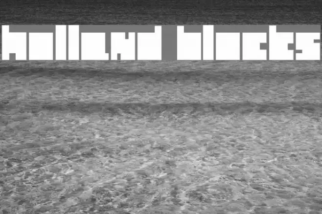 Holland Blocks Font examples