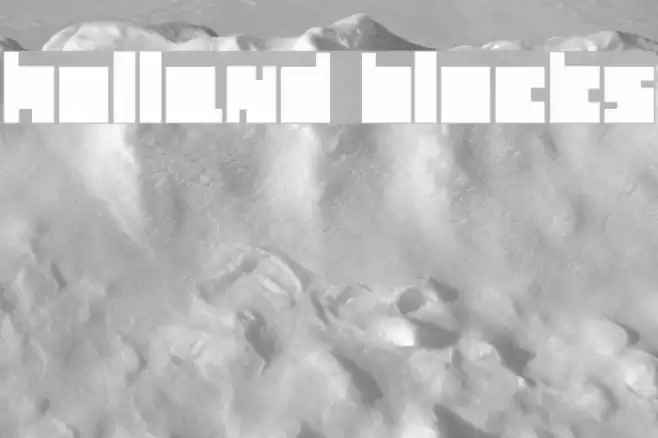 Holland Blocks Font examples