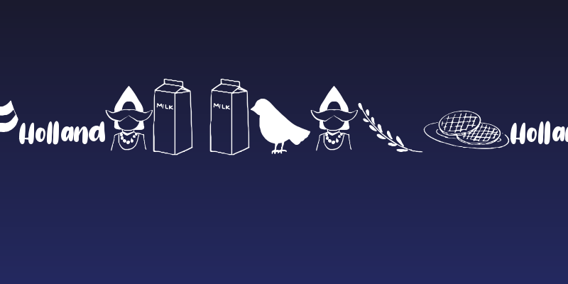 Holland Dingbats Social Header