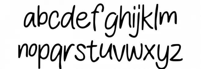 Holland Land Font LOWERCASE
