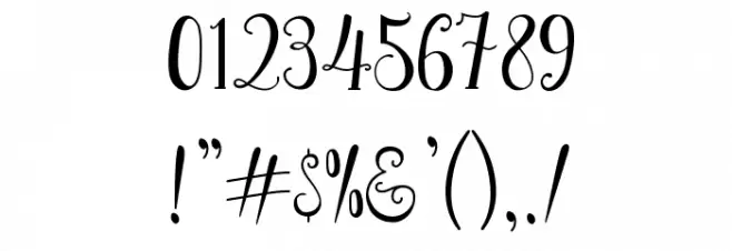 Holland Font OTHER CHARS