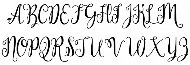 Holland Schriftart Groß