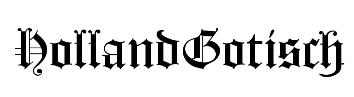HollandGotisch Font