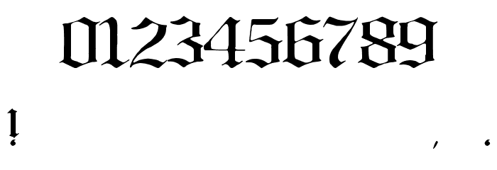 HollandMorlaeu Regular Font OTHER CHARS