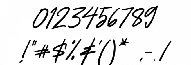 Holland_Signature Schriftart Anderer Schreiben