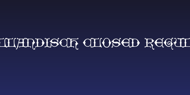 Hollandisch Closed Regular Social Header