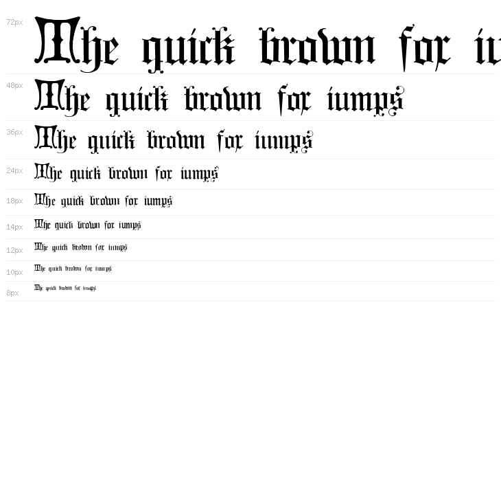 Hollandisch Closed Regular Waterfall