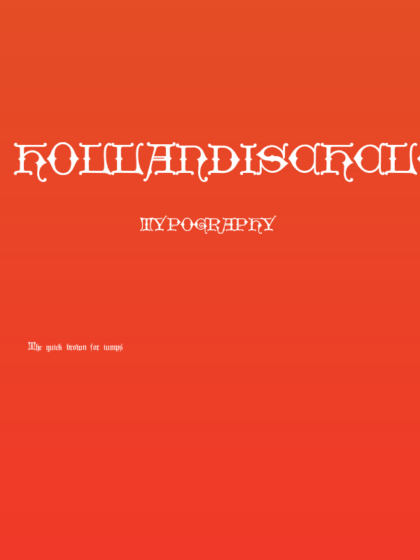 HollandischClosed-Regular Poster