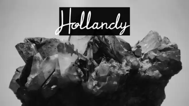 Hollandy Font examples