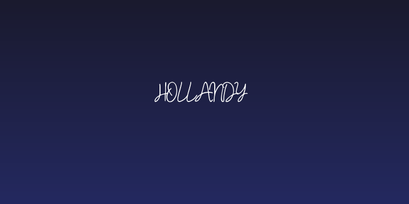 Hollandy Social Header
