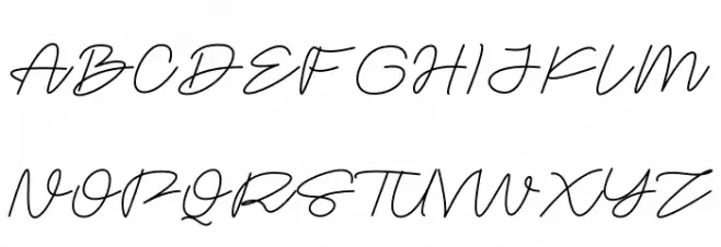 Hollato Schriftart Groß