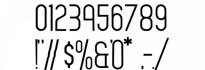 Hollen amare sans Font OTHER CHARS