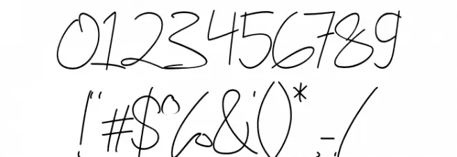 Hollen amare script script Font OTHER CHARS