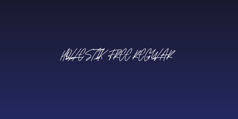 Hollestik Free Regular Social Header