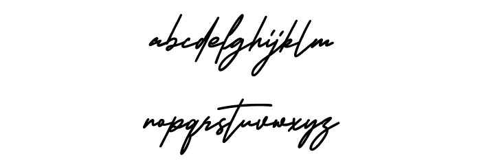 Hollestik Free Regular Font LOWERCASE