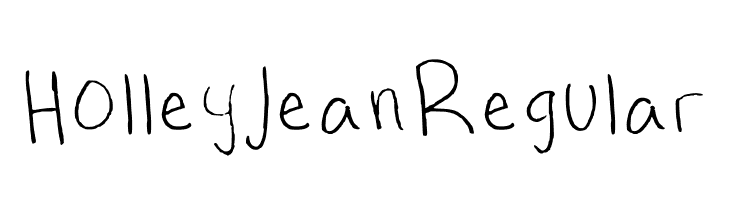 Holley Jean Regular  Fuentes Gratis Descargar