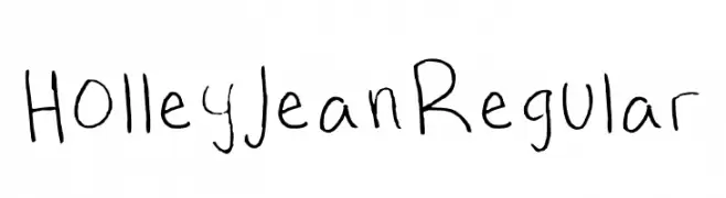 Holley Jean Regular  Descarca Fonturi Gratis