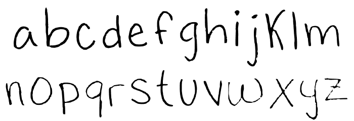 Holley Jean Regular Font LOWERCASE