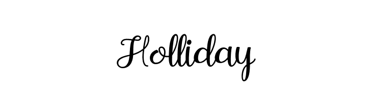 Holliday  Fuentes Gratis Descargar