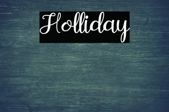 Holliday Example 2