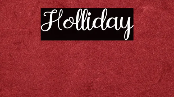 Holliday Example 3