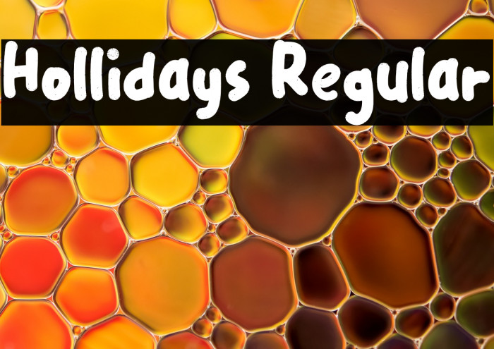 Hollidays Regular Example 2
