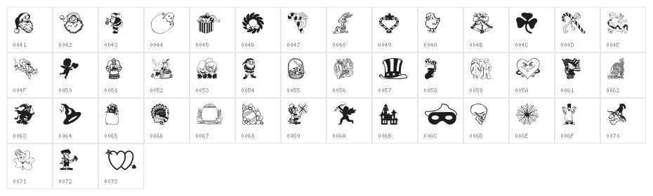 HollieBats Character Map