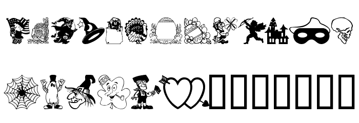 HollieBats Font LOWERCASE