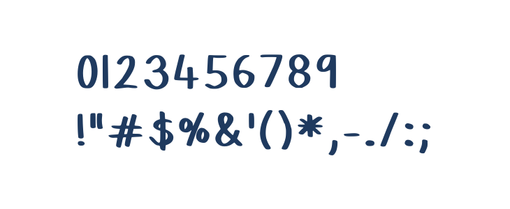 Hollies Big Ink Regular Other Characters