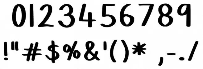Hollies Big Ink Regular फ़ॉन्ट अन्य घर का काम