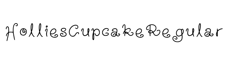 Hollies Cupcake Regular  Free Fonts Download